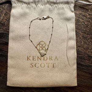 Kendra Scott Silver Heart Bracelet